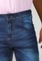 Calça Jeans Biotipo Skinny Destroyed Azul-Marinho - Marca Biotipo
