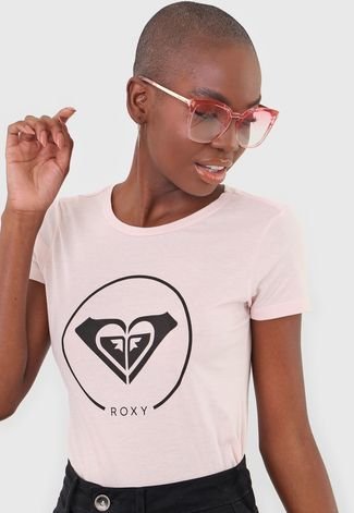 Camiseta Roxy Beach Classics Rosa