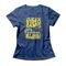 Camiseta Feminina Just Play Videogames - Azul Genuíno - Marca Studio Geek 