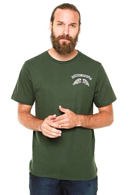 Camiseta FiveBlu Combat Veteran Verde - Marca FiveBlu