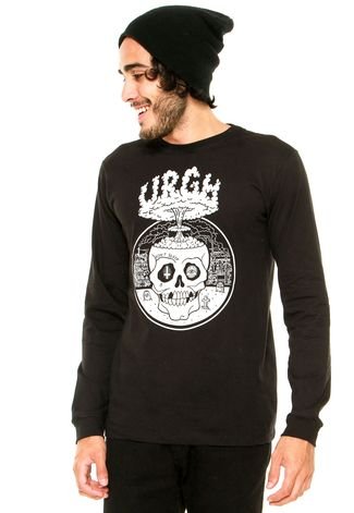 Camiseta Urgh Skull Preta