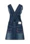 Jardineira Jeans Levis Kids Flower Azul - Marca Levis