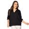 Blusa Feminina Biamar com Decote Cavado Preto - Marca Biamar