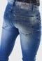 Calça Jeans HNO Jeans Skinny Destroyed Azul - Marca HNO Jeans