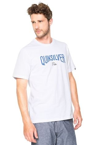 Camiseta Quiksilver Mountain Wave Branca