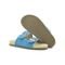 Snadália Birken Rasteira Couro Azul Fivela Dourada Kuento Shoes - Marca KUENTO SHOES