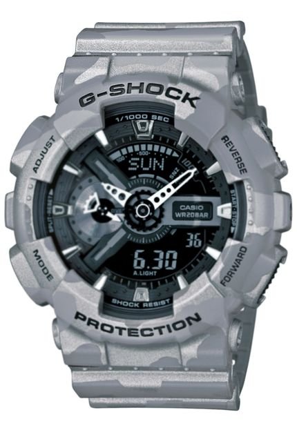 Relógio G-Shock GA-110CM-8ADR Digital Cinza - Marca G-Shock