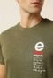 Camiseta Osklen E-Brigade Verde - Marca Osklen