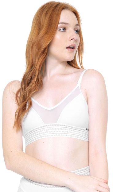 Top Calvin Klein Underwear Melbourne Branco - Marca Calvin Klein Underwear