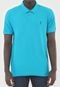 Camisa Polo Aleatory Reta Logo Azul - Marca Aleatory