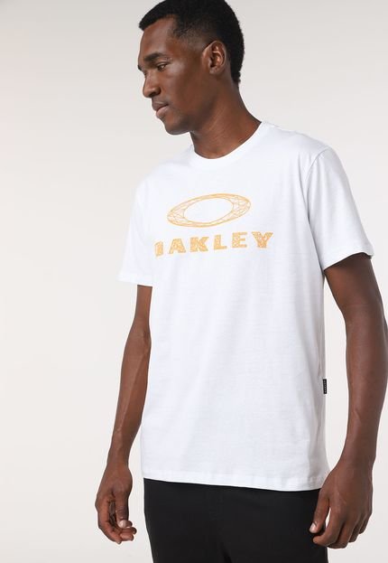 Camiseta Oakley Dual Logo Branca - Marca Oakley