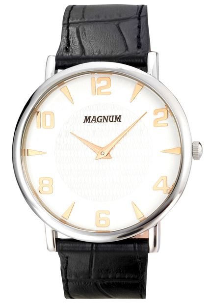 Relógio Magnum MA21893N Prata/Preto - Marca Magnum