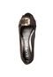 Peep Toe Ramarim Anabela Preto - Marca Ramarim