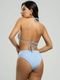 Biquini Cortininha Hot Pants Proteção Uv 50  Vicbela Azul Serenity - Marca Vicbela