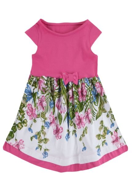 Vestido Malwee Flower Rosa - Marca Malwee