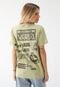 Camiseta Vans Oversized Estampada Verde - Marca Vans