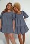 Vestido FiveBlu Ecollection Curto Marias Azul - Marca FiveBlu Ecollection