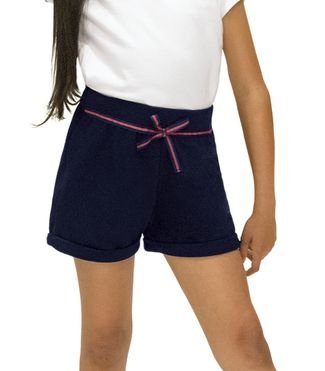 Shorts Feminino Infantil Rovitex Kids Azul