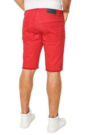 Bermuda Calvin Klein Jeans Bolsos Vermelha