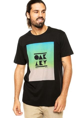 Camiseta Oakley Geo Subtraction Preta