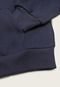 Blusa Infantil de Moletom GAP Logo Azul-Marinho - Marca GAP