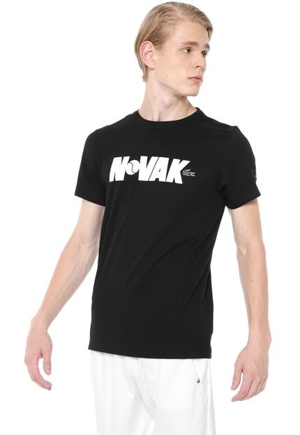 Camiseta Lacoste Novak Djokovic Preta - Marca Lacoste