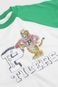 Camiseta Polo Ralph Lauren Infantil Tigers Branco/Verde - Marca Polo Ralph Lauren
