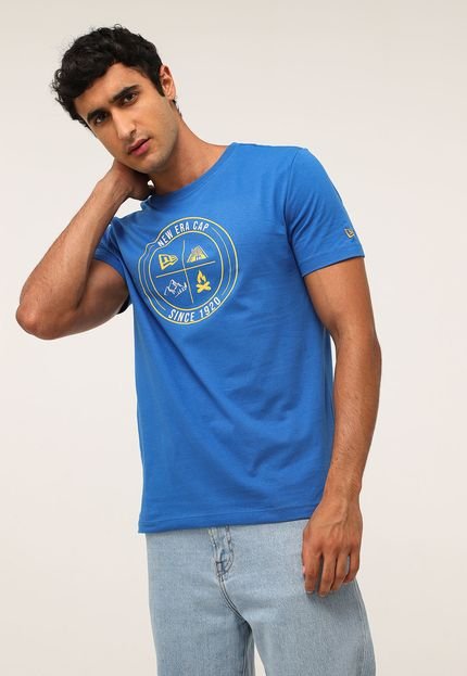Camiseta New Era Outdoor Azul - Marca New Era
