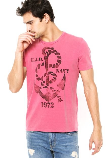 Camiseta Ellus Vintage Anchor Rosa - Marca Ellus