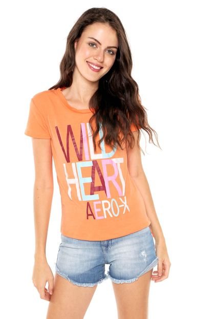 Camiseta Clothing & Co. Wild Heart Laranja - Marca Kanui Clothing & Co.