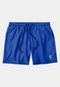 Kit 2 Shorts Resina Praia Bermuda Tactel Masculino Liso Lisa Básico Mauricinho 2 Bolsos Azul - Marca Resina