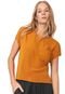 Camiseta Colcci Ampla Caramelo - Marca Colcci