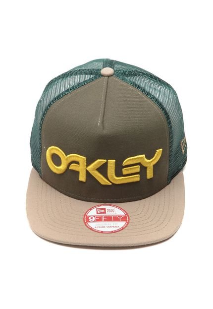 Boné Oakley Trucker FP Mesh Logo Verde - Marca Oakley