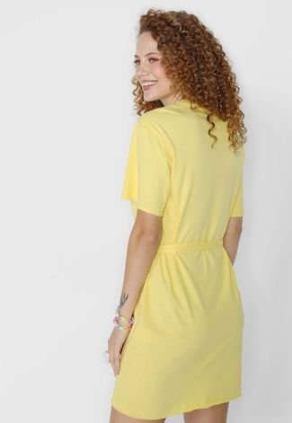 Vestido Forever 21 Curto Cool And Trendy Amarelo - Compre Agora