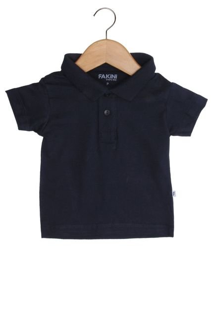 Camisa Polo Fakini Menino Azul - Marca Fakini