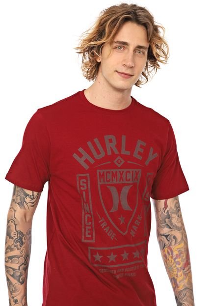Camiseta Hurley Force Vinho - Marca Hurley