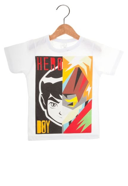 Camiseta Marisol Hero Boy Infantil Branca - Marca Marisol