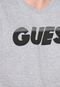 Camiseta Guess Logo Cinza - Marca Guess