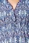 Vestido Curto FiveBlu Paisley Azul - Marca FiveBlu