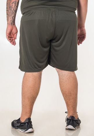 Bermuda Dry Fit Masculina Plus Size Fitness Academia Treino