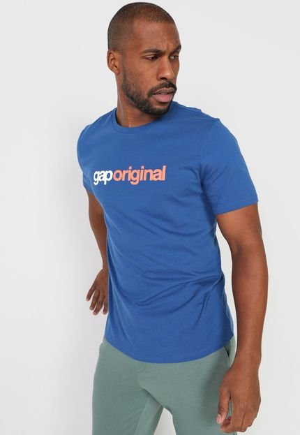 Camiseta GAP Gap Original Azul - Marca GAP