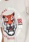 Camiseta Gangster Tigre Bege - Marca Gangster