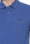 Camisa Polo Calvin Klein Slim Azul - Marca Calvin Klein