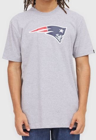 Camiseta New Era New England Patriots NFL Cinza