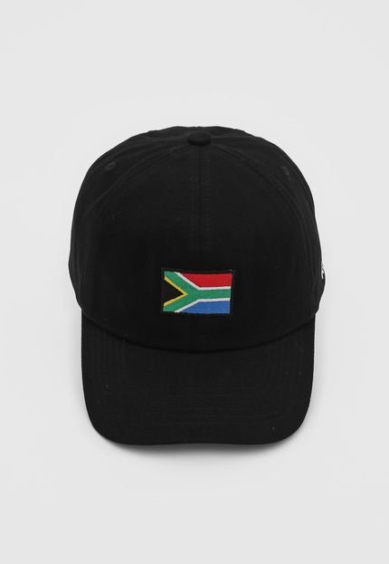 Boné KANUI Dad Cap South Africa Flag Preto - Marca KANUI