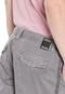 Bermuda Sarja Calvin Klein Jeans Cargo Respingos Cinza - Marca Calvin Klein Jeans