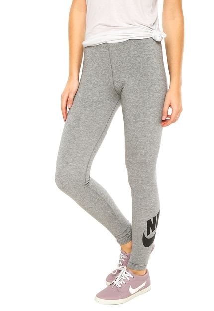 Legging Nike Sportswear A See Logo Cinza - Marca Nike Sportswear