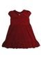 Vestido Infantil Manabana Verão Vermelho - Marca Manabana