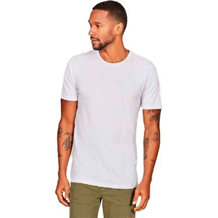 Camiseta Acostamento Elastano Branco Masculino - Marca Acostamento