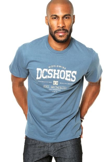 Camiseta DC Shoes Ordered Bluestone Azul - Marca DC Shoes